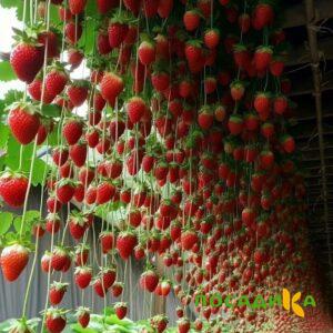 Клубника ампельная Анастасия купить по цене от 370р. в интернет-магазине «Посадика» с доставкой почтой в в Леснойе и по всей России – [изображение №1].