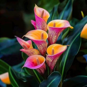 Калла Оникс купить по цене от 450р. в интернет-магазине «Посадика» с доставкой почтой в в Леснойе и по всей России – [изображение №1].