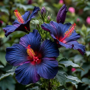 Гибискус Саншайн Кисс купить по цене от 450р. в интернет-магазине «Посадика» с доставкой почтой в в Леснойе и по всей России – [изображение №1].