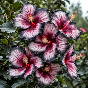 Гибискус садовый Самер Бридж купить по цене от 306р. в интернет-магазине «Посадика» с доставкой почтой в в Леснойе и по всей России – [изображение №1].